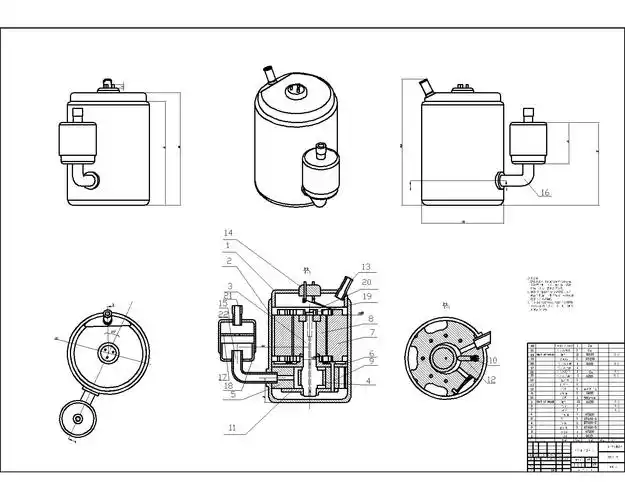 【毕业设计】400w全封闭微型转子压缩机设计