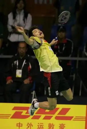 图文-[苏迪曼杯首日]中国vs瑞典 林丹扣球气势磅礴