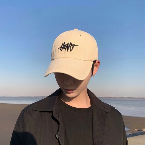 目丸鸭舌帽男时尚潮流潮夏季遮阳帽太阳帽防晒男生棒球帽男士夏款新款