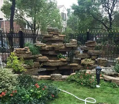 菏泽庭院假山在园林中的应用