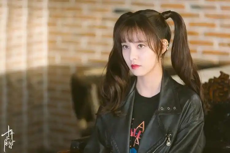 宋妍霏十年三月三十日双马尾剧照图片56