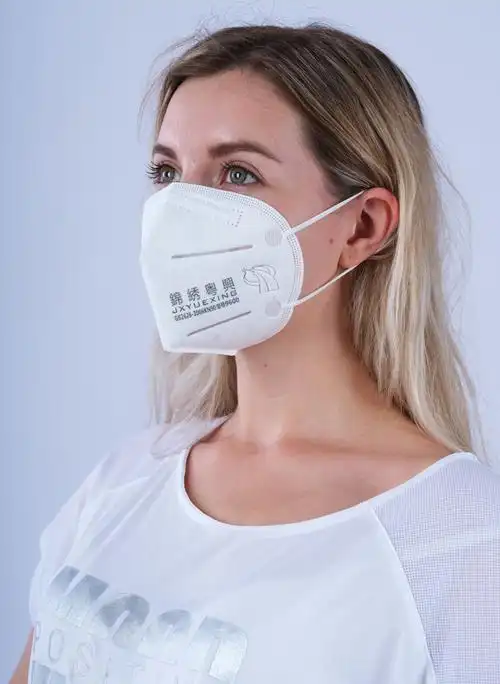 工业防尘口罩n90劳保防护折叠式锦绣粤兴kn90口罩头戴式9600现货