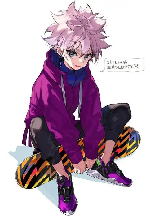 p站美图推荐——银发美少年特辑