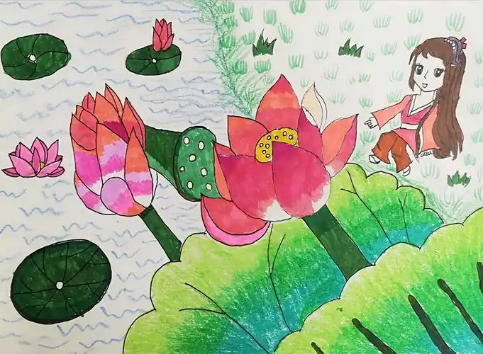 淄博书画学校儿童画班最新作品集