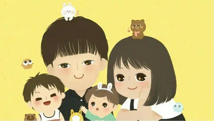 有没有一家四口的手机壁纸? - 知乎