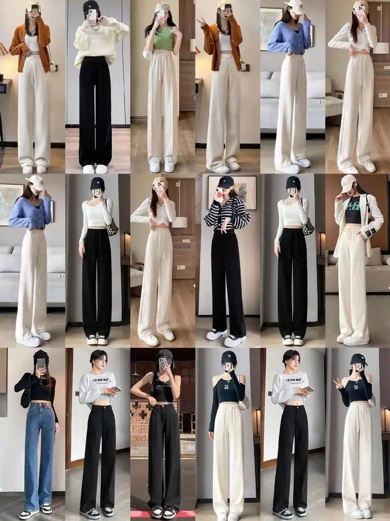 穿衣搭配-春夏季女生阔腿显瘦显腿长穿搭 .穿衣搭配-春夏季女 - 抖音