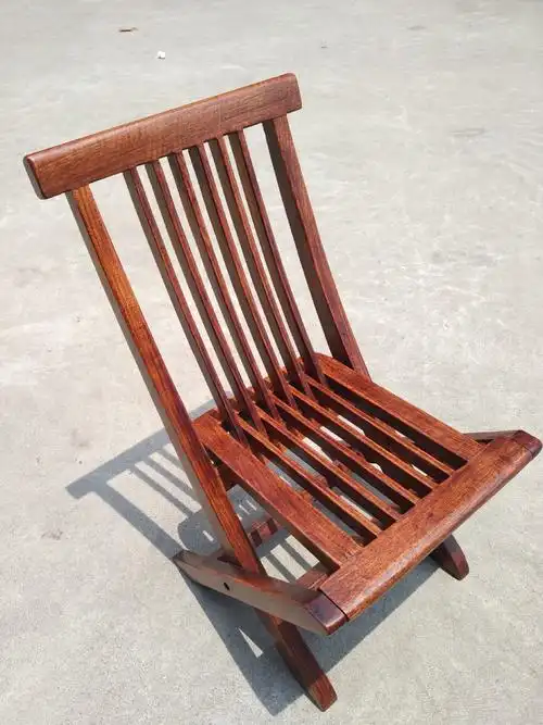 红木家具批发非洲花梨木户外休闲椅子仿古创意实木折叠椅