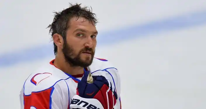 华盛顿首都队的俄罗斯队长亚历山大·奥维奇金