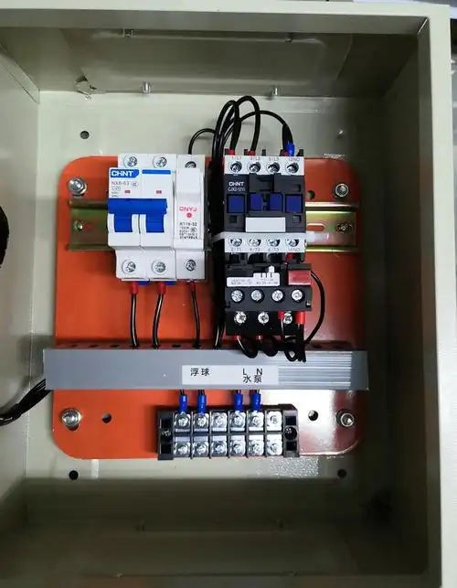 定制适用水泵控制箱启动配电箱柜排污泵消防风机自动浮球液位三相380v