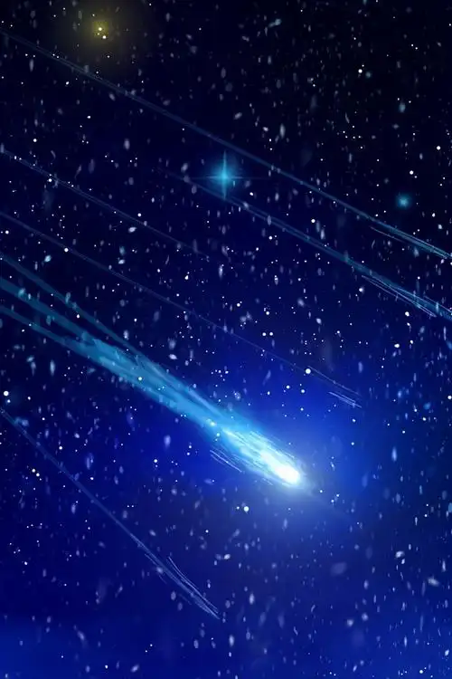 流星,太空,蓝光