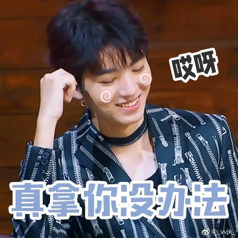 王俊凯花式表情包来袭,可爱满分的王总