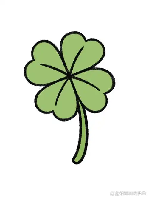 幸运四叶草927315手残党学简笔画附教程