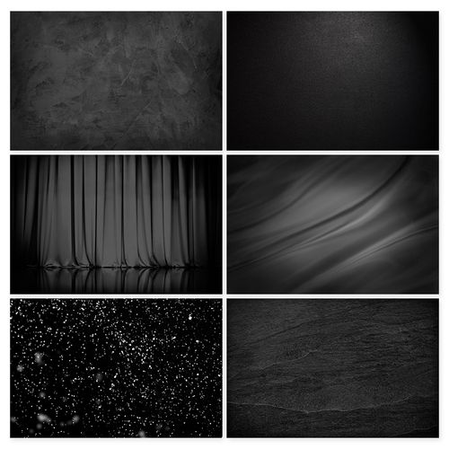 黑色深色水泥墙绸缎星光舞台背景墙纸设计图片素材