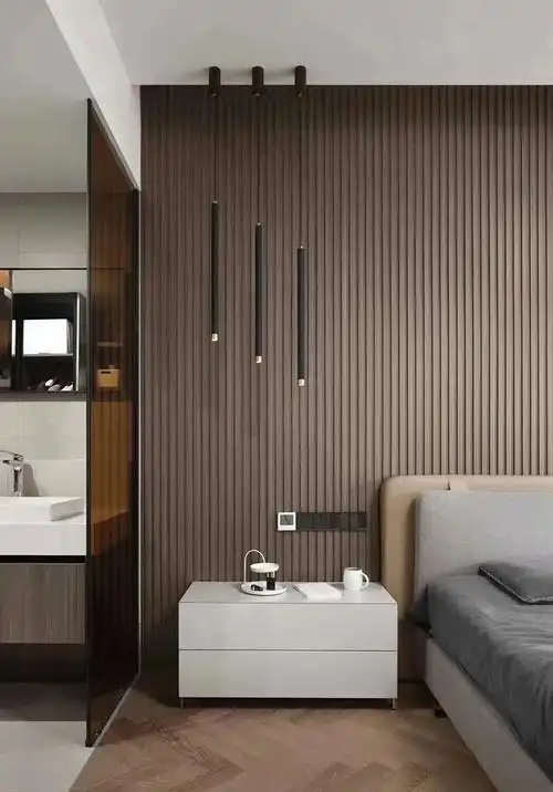 实木格栅效果展示