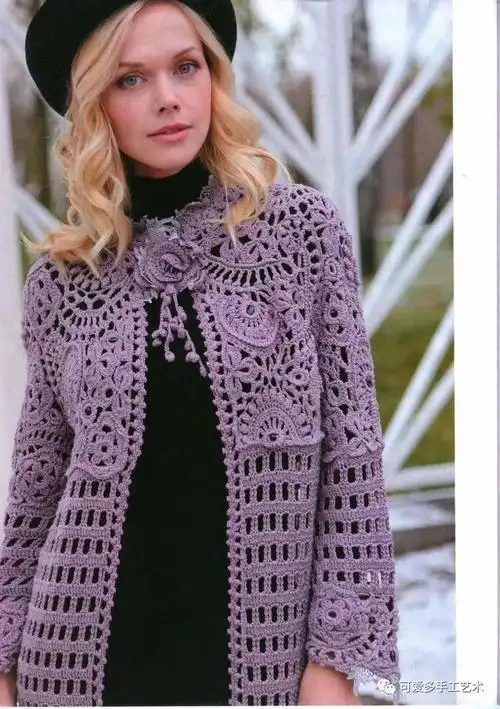 不如来一些更美更独特的花样钩衣