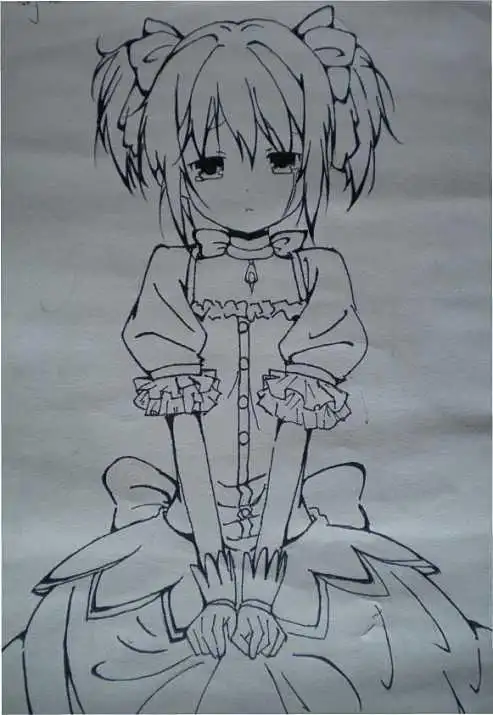 图片介绍 漫画铅笔简笔画人物女孩 第2页漫画铅笔简笔画人物女孩