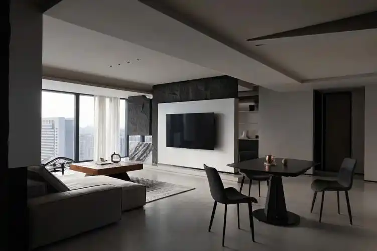 实景现代黑白灰风格