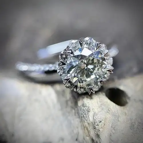 一克拉钻戒gia钻石设计款