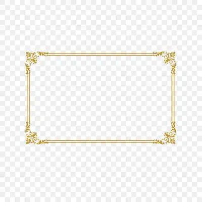 金色欧式边框素材