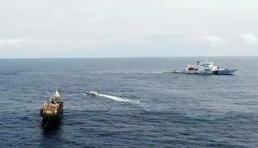 中国海警圆满完成2022年北太平洋公海渔业执法巡航任务组图