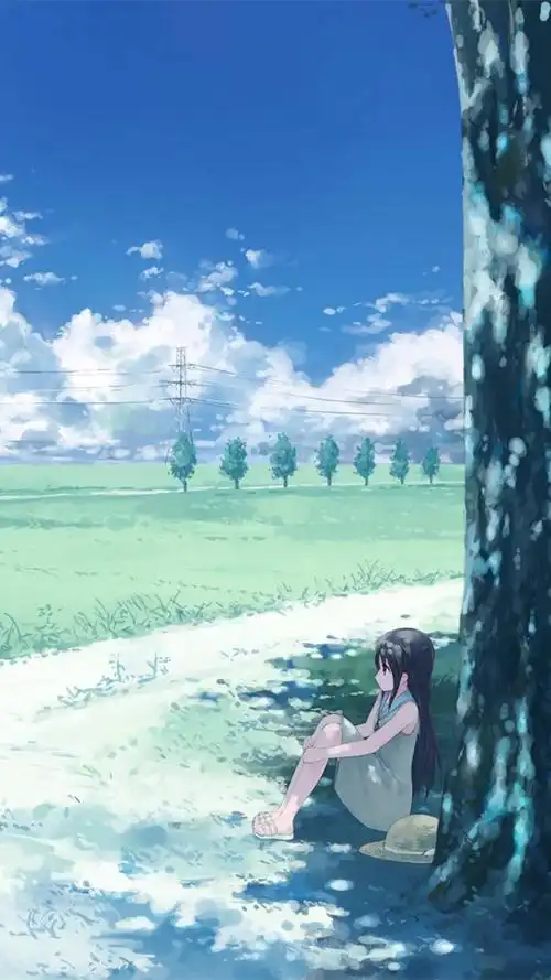 清新日漫风格背景