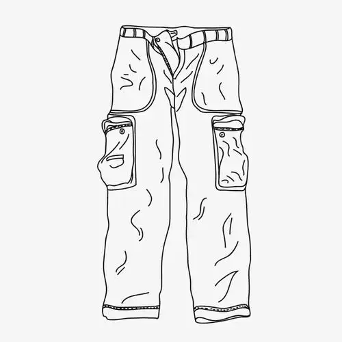 关键词 : 手绘画,裤子,长裤,矢量图,装饰,矢量装饰