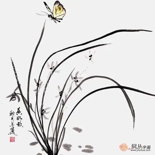 过节送礼,收藏鉴赏适用场所:客厅,走廊,茶楼,其他花鸟分类:国画兰花