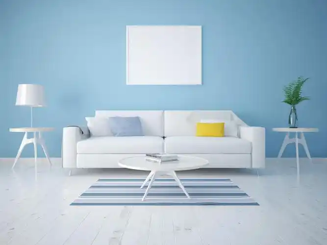 客厅与时尚沙发设计摄影图