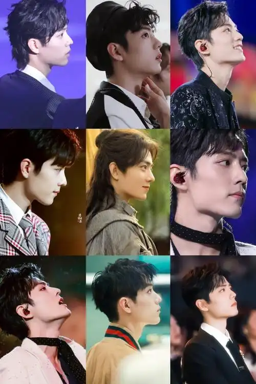 肖战长发侧颜库存#  肖战侧颜合集【 顶 级 骨 相 美 】  #肖战片场