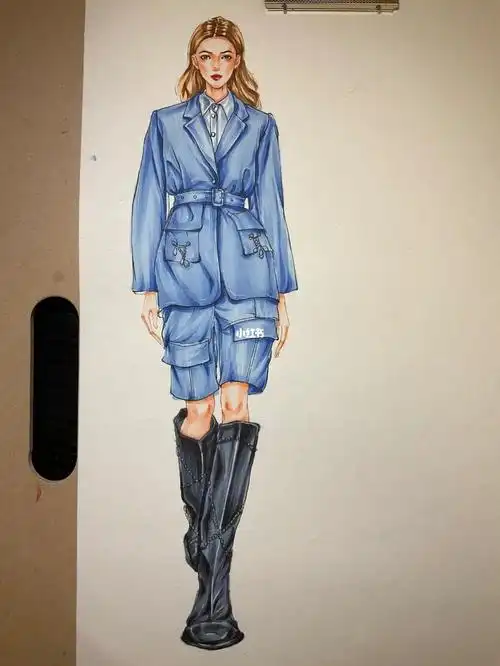 考研打卡day5西装效果图