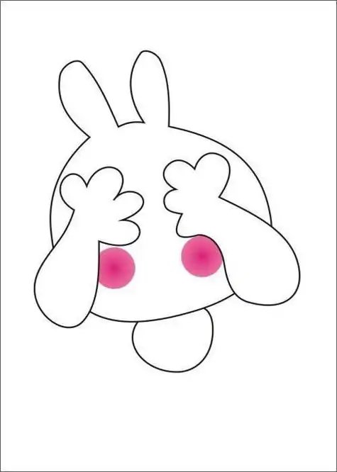 害羞可爱简笔画