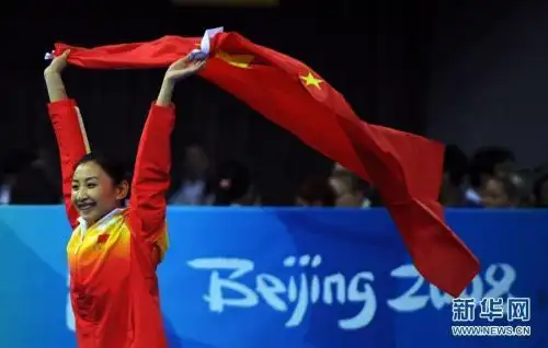 资料图:2008年北京奥运会,中国代表团的成绩喜人.
