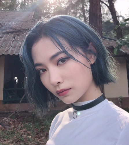 许佳琪染绿发cos北极星小姐姐本以为不像看到成品惊艳了