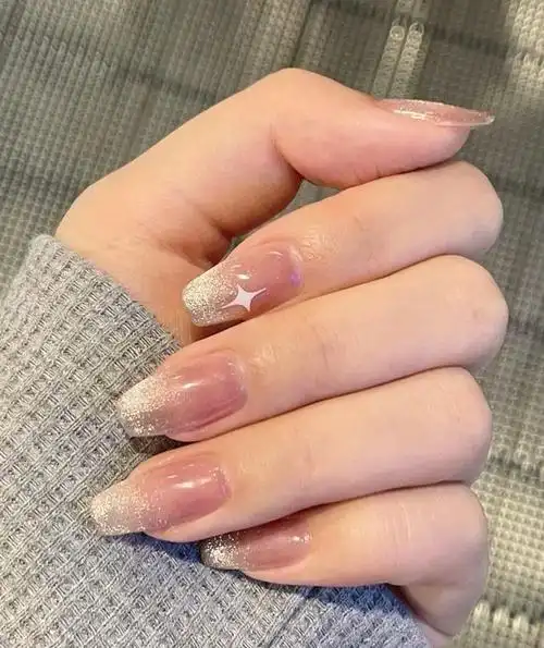 夏季显白美甲纯色 美甲图片2021冬季显白