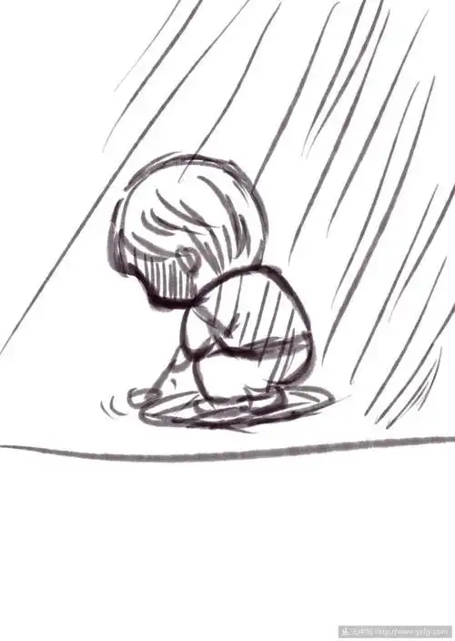 页)伤感表情包简笔画难过简笔画,伤感简笔画手绘图片悲伤简笔画图片大