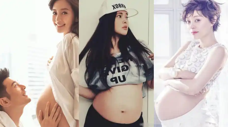 angelababy孙俪李嘉欣李小璐姚晨女星孕肚照谁最美