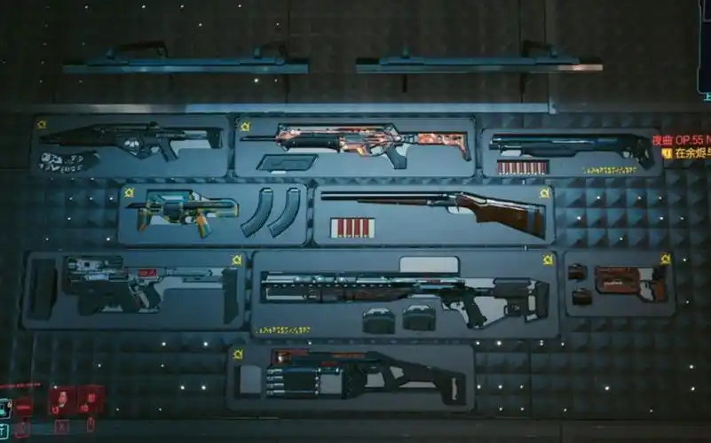 【赛博朋克2077】很多人都错过的武器墙隐藏槽位寻找方法