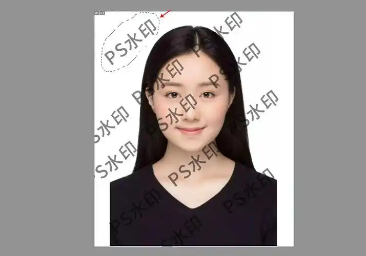 ps去除图片水印,证件照水印(一)_怪叔怪叔-站酷zcool