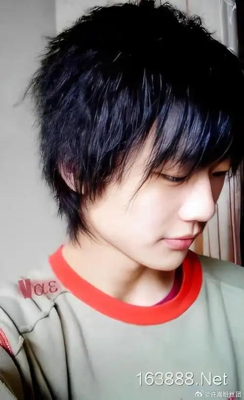 许嵩超话#许嵩呼吸之野演唱会#  许嵩青涩照片修复版