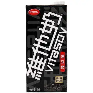 维他奶 黑豆奶1升装 单支 植物蛋白 含花青素 维e