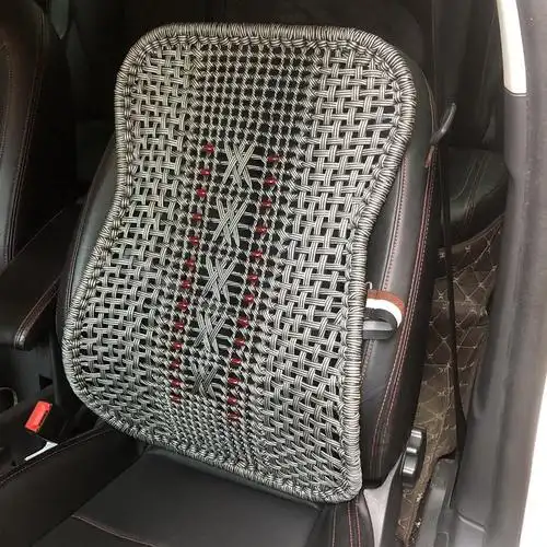 汽车腰靠大货车公交车手编透气加粗钢管车用靠背撑腰坐垫座垫