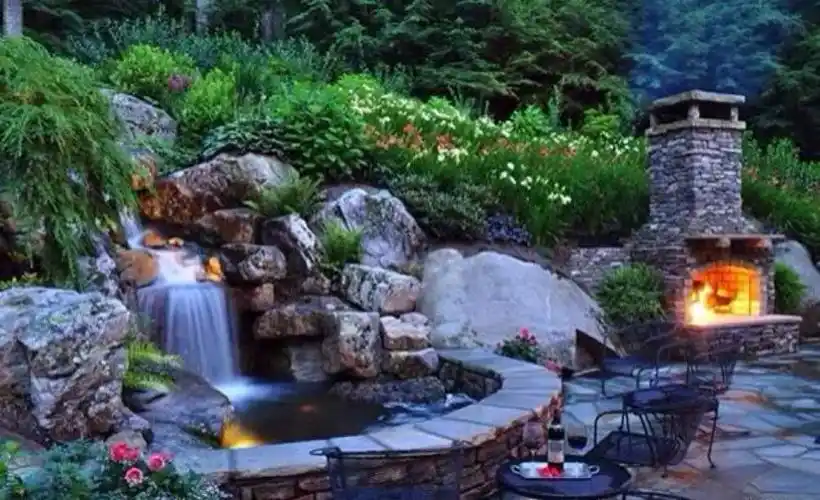 庭院小水系 美美的