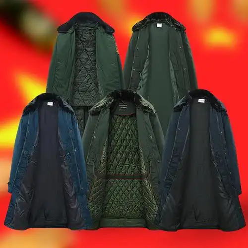 正版际华常服棉大衣冬季防寒保暖内胆可拆卸加厚军迷大衣