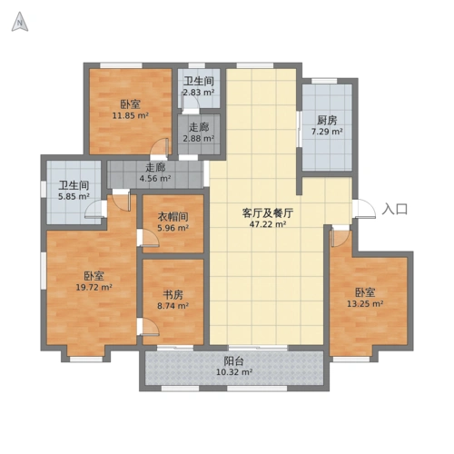 舜和慢城户型图