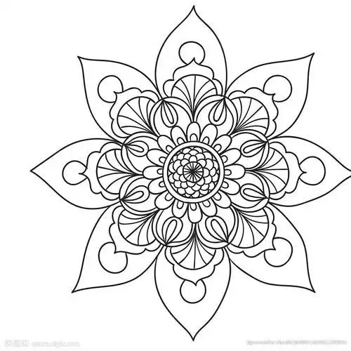 民族图案纹样简笔画 简笔画图片大全-蒲城教育文学网