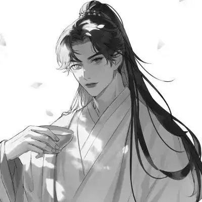 古风头像黑白男 高冷帅气的古风头像男仙风道骨黑白图片_男生动漫头像