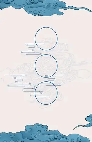 原创简约中国风小清新古风背景海报