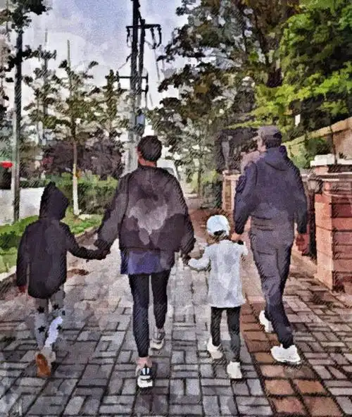 靳东老婆晒庆生照,俩儿子皆是大长腿,一家四口其乐融融令人羡慕