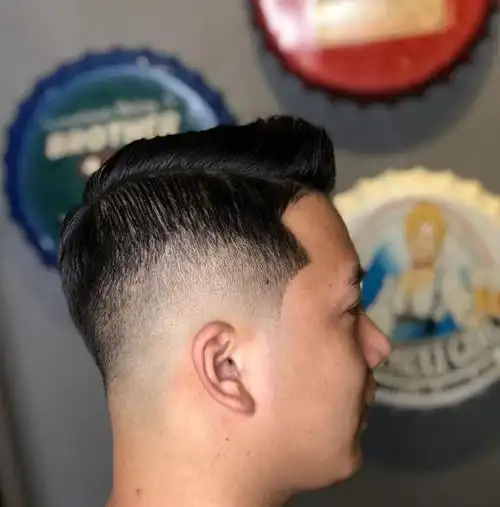 男生短发小背头图集,背头图片,发型图片