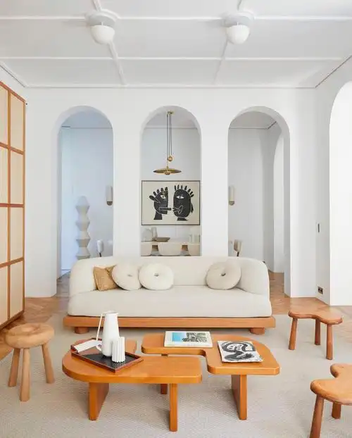 家装设计奶白色韩系风格